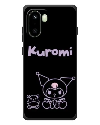 Чохол для OnePlus 15R з картинкою «Kuromi — чорний мінімалізм» Чохол для OnePlus 15R з картинкою «Kuromi — чорний мінімалізм»