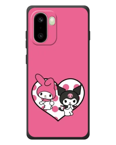 Чохол для OnePlus 15R з картинкою «Kuromi та My Melody» Чохол для OnePlus 15R з картинкою «Kuromi та My Melody»