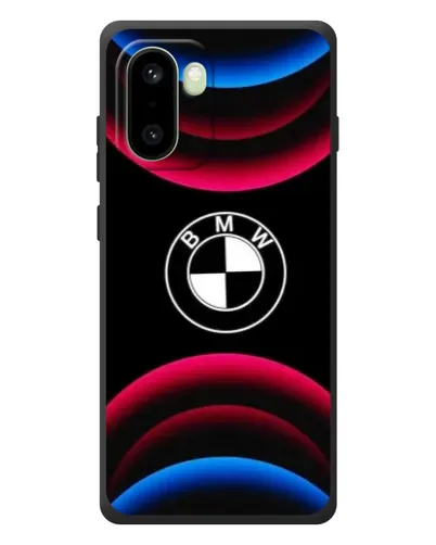 Чохол для OnePlus 15R з картинкою «Логотип BMW та неонові дуги»