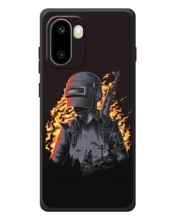 Чохол для OnePlus 15R з картинкою «PUBG — вогняний силует»