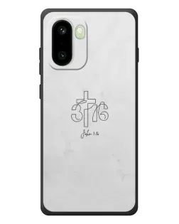 Чохол для OnePlus 15R з картинкою «Івана 3:16 Хрест» Чохол для OnePlus 15R з картинкою «Івана 3:16 Хрест»