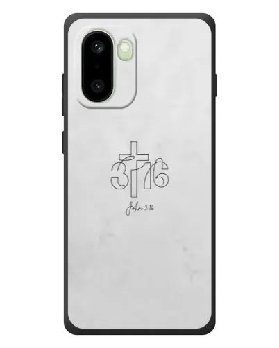 Чохол для OnePlus 15R з картинкою «Івана 3:16 Хрест»