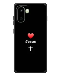Чохол для OnePlus 15R з картинкою «Серце - Jesus» Чохол для OnePlus 15R з картинкою «Серце - Jesus»
