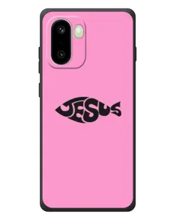 Чохол для OnePlus 15R з картинкою «Рожевий символ Jesus»