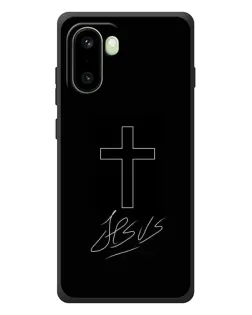 Чехол для OnePlus 15R с картинкой «Графический крест Jesus» Чехол для OnePlus 15R с картинкой «Графический крест Jesus»