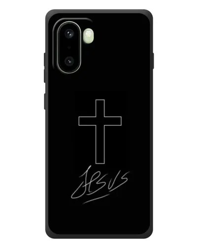 Чехол для OnePlus 15R с картинкой «Графический крест Jesus» Чехол для OnePlus 15R с картинкой «Графический крест Jesus»