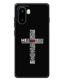 Чехол для OnePlus 15R с картинкой «Текстовый крест» Чехол для OnePlus 15R с картинкой «Текстовый крест»
