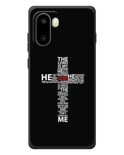 Чехол для OnePlus 15R с картинкой «Текстовый крест» Чехол для OnePlus 15R с картинкой «Текстовый крест»