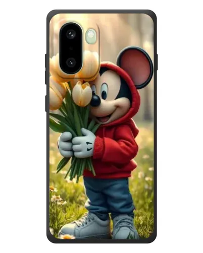Чехол для OnePlus 15R с картинкой «Микки с тюльпанами» Чехол для OnePlus 15R с картинкой «Микки с тюльпанами»
