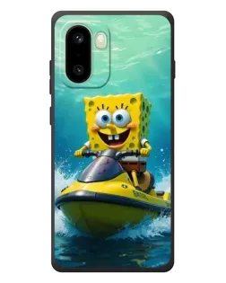 Чохол для OnePlus 15R з картинкою «Спанч Боб на гідроциклі»