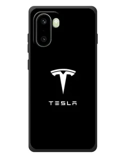 Чохол для OnePlus 15R з картинкою «Tesla White Logo» Чохол для OnePlus 15R з картинкою «Tesla White Logo»