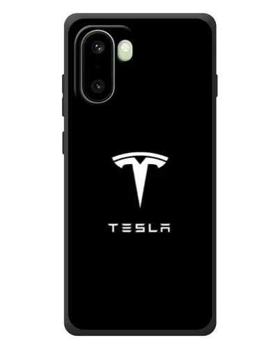 Чохол для OnePlus 15R з картинкою «Tesla White Logo»