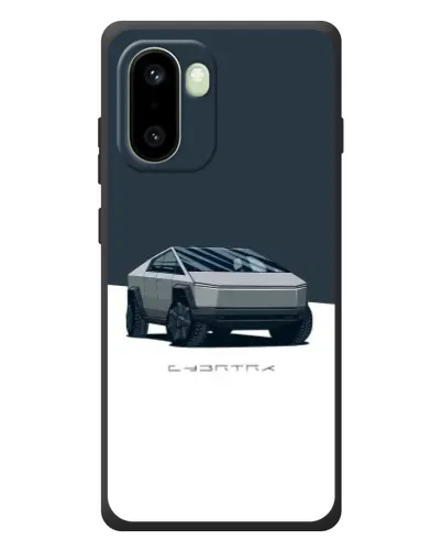 Чохол для OnePlus 15R з картинкою «Сріблястий Cybertruck Tesla»