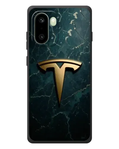 Чохол для OnePlus 15R з картинкою «Мармурова Tesla Gold»
