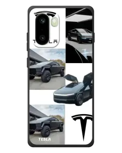 Чохол для OnePlus 15R з картинкою «Колаж Cybertruck Tesla» Чохол для OnePlus 15R з картинкою «Колаж Cybertruck Tesla»