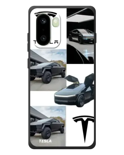 Чохол для OnePlus 15R з картинкою «Колаж Cybertruck Tesla»