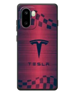 Чохол для OnePlus 15R з картинкою «Тесла червоний карбон» Чохол для OnePlus 15R з картинкою «Тесла червоний карбон»