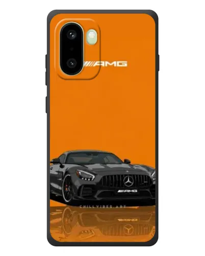 Чохол для OnePlus 15R з картинкою «Помаранчевий Mercedes AMG»