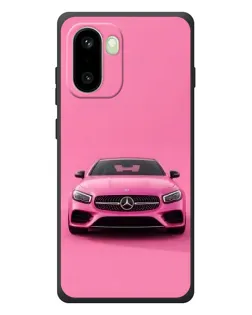 Чехол для OnePlus 15R с картинкой «Розовый Mercedes AMG»