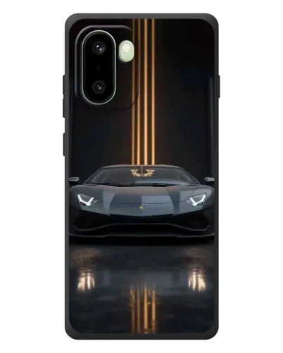 Чохол для OnePlus 15R з картинкою «Lamborghini золоті лінії»