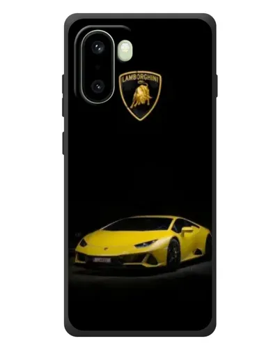 Чохол для OnePlus 15R з картинкою «Lamborghini жовтий акцент»
