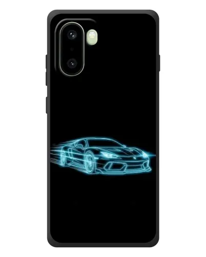 Чохол для OnePlus 15R з картинкою «Неоновий контур Lamborghini»