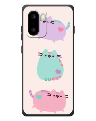 Чохол для OnePlus 15R з картинкою «Pusheen тріо» Чохол для OnePlus 15R з картинкою «Pusheen тріо»