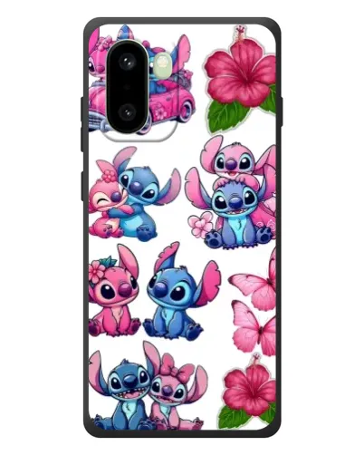 Чохол для OnePlus 15R з картинкою «Стікери Stitch та Angel»
