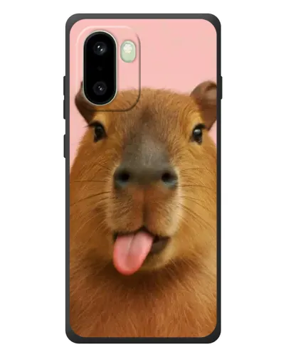 Чохол для OnePlus 15R з картинкою «Капібара з язиком»