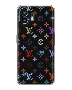 Чехол для OnePlus 15T с картинкой «Цветная монограмма LV»