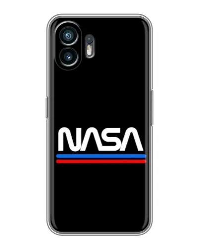 Чохол для OnePlus 15T з картинкою «NASA — класика Red Blue» Чохол для OnePlus 15T з картинкою «NASA — класика Red Blue»