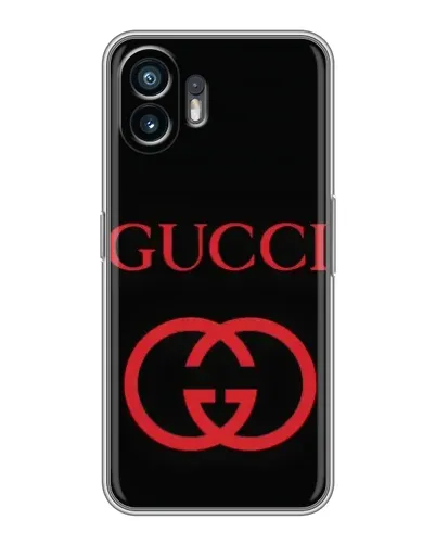 Чохол для OnePlus 15T з картинкою «Gucci — червоний логотип»