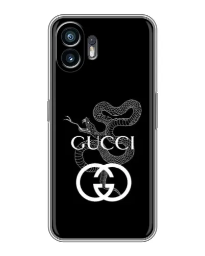 Чохол для OnePlus 15T з картинкою «Gucci — срібна змія»