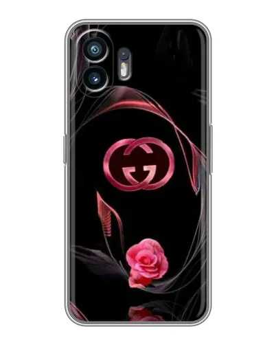 Чохол для OnePlus 15T з картинкою «Gucci — неонова троянда»