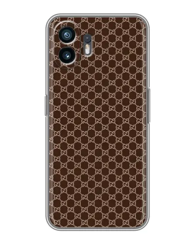 Чохол для OnePlus 15T з картинкою «Gucci — шоколадна сітка» Чохол для OnePlus 15T з картинкою «Gucci — шоколадна сітка»
