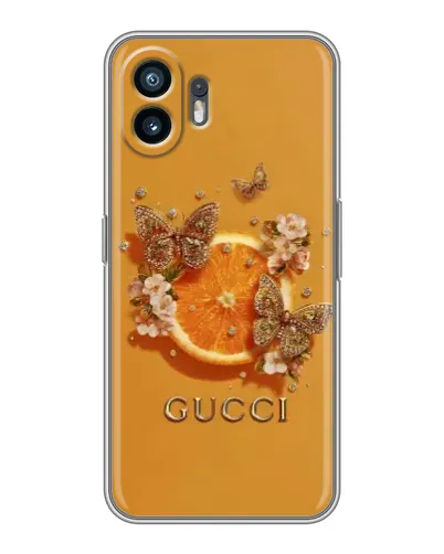 Чохол для OnePlus 15T з картинкою «Gucci — золоті метелики» Чохол для OnePlus 15T з картинкою «Gucci — золоті метелики»