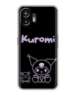 Чохол для OnePlus 15T з картинкою «Kuromi — чорний мінімалізм» Чохол для OnePlus 15T з картинкою «Kuromi — чорний мінімалізм»