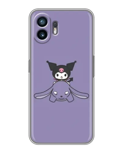 Чохол для OnePlus 15T з картинкою «Kuromi на ліловому фоні» Чохол для OnePlus 15T з картинкою «Kuromi на ліловому фоні»