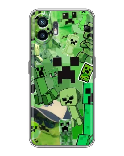 Чохол для OnePlus 15T з картинкою «Кріпери Minecraft» Чохол для OnePlus 15T з картинкою «Кріпери Minecraft»
