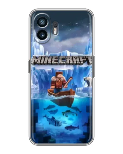 Чохол для OnePlus 15T з картинкою «Minecraft льодянийсвіт» Чохол для OnePlus 15T з картинкою «Minecraft льодянийсвіт»