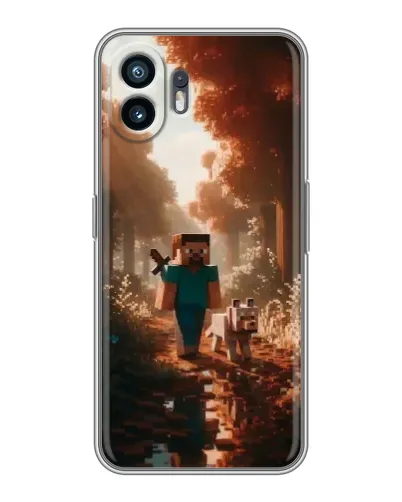 Чохол для OnePlus 15T з картинкою «Стів у лісі» Чохол для OnePlus 15T з картинкою «Стів у лісі»