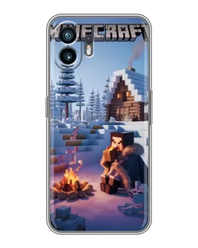 Чохол для OnePlus 15T з картинкою «Зимовий Minecraft» Чохол для OnePlus 15T з картинкою «Зимовий Minecraft»