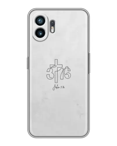 Чохол для OnePlus 15T з картинкою «Івана 3:16 Хрест» Чохол для OnePlus 15T з картинкою «Івана 3:16 Хрест»