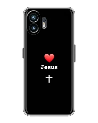 Чохол для OnePlus 15T з картинкою «Серце - Jesus» Чохол для OnePlus 15T з картинкою «Серце - Jesus»