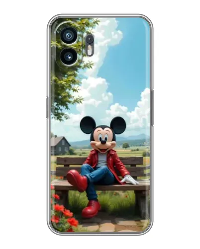 Чехол для OnePlus 15T с картинкой «Микки на скамейке» Чехол для OnePlus 15T с картинкой «Микки на скамейке»