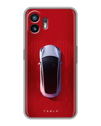 Чохол для OnePlus 15T з картинкою «Tesla Top View» Чохол для OnePlus 15T з картинкою «Tesla Top View»