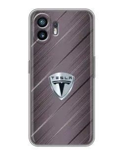 Чохол для OnePlus 15T з картинкою «Металева текстура Tesla» Чохол для OnePlus 15T з картинкою «Металева текстура Tesla»