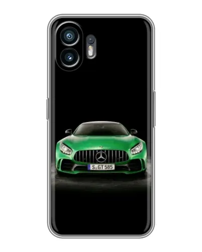 Чохол для OnePlus 15T з картинкою «Mercedes — неоновий лого»