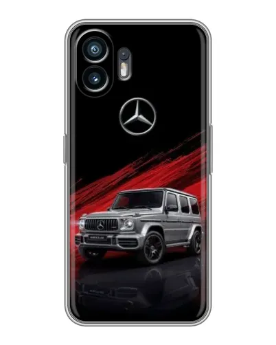 Чохол для OnePlus 15T з картинкою «Mercedes G-Class червоний»