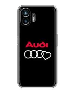 Чехол для OnePlus 15T с картинкой «Логотип Audi Heart» Чехол для OnePlus 15T с картинкой «Логотип Audi Heart»
